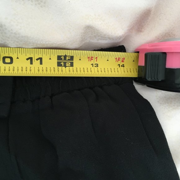 kate spade black elastic waist bow detail pants size small *PLEASE READ* - Picture 11 of 16